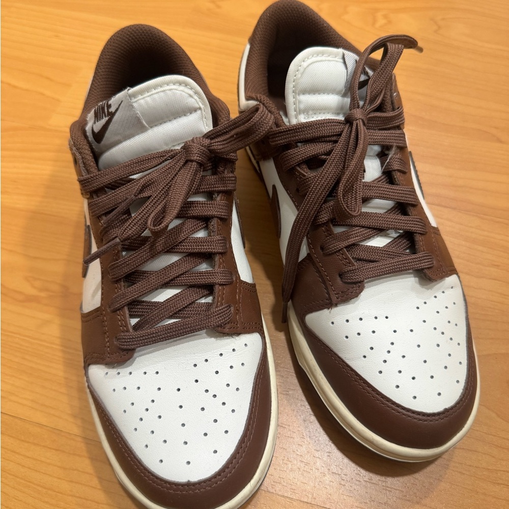Nike Women's Sneakers Brown and White - Picture 3 of 5